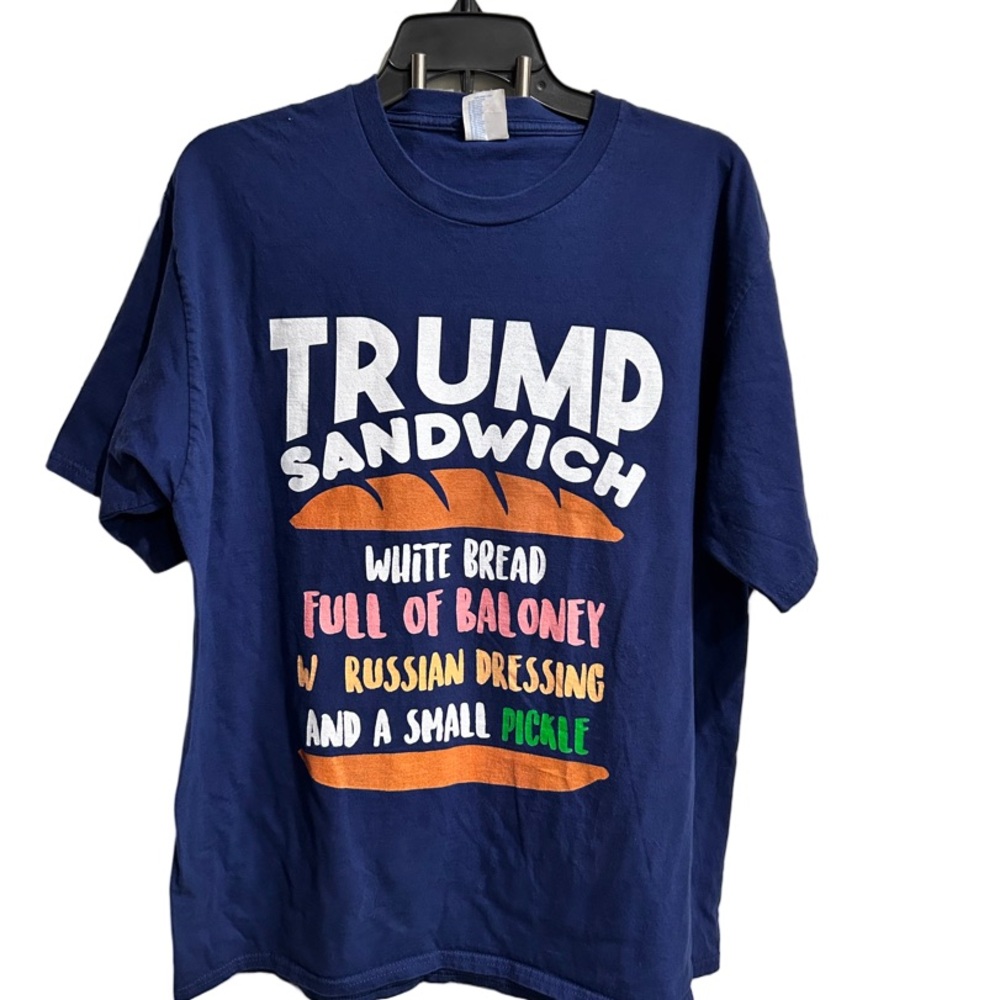 Port and Company Blue Graphic Tee